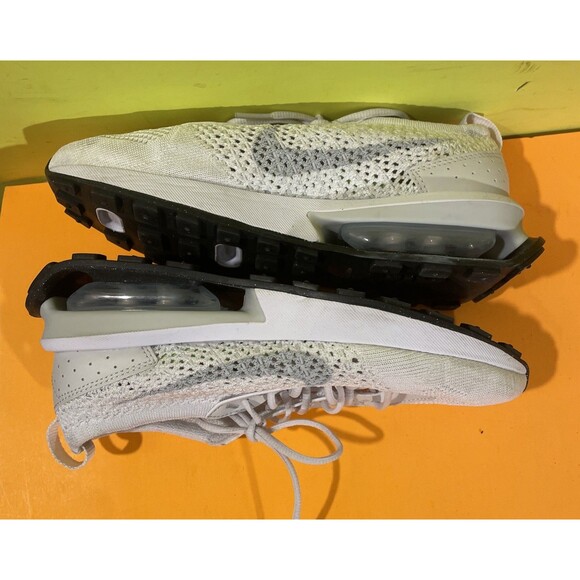 Nike Air Max Flyknit Racer White ‘Pure Platinum’ Womens Size 6 DM9073-100 - Picture 6 of 7